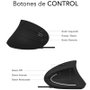 Subblim Glide Vertical Ergo Wired Negro